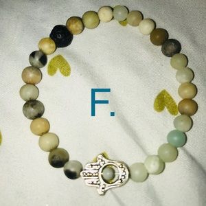 F. Amazonite Throat Chakra Balancing Bracelet